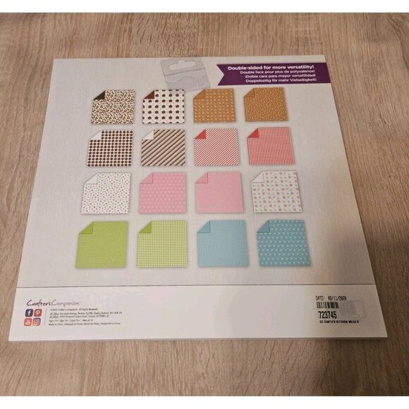 Crafters Companion Paper Pad Cardstock Santa's Kitchen Holiday 12x12 180gsm - Picture 2 of 9